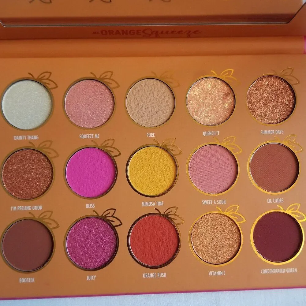 Be Bella Cosmetics - Orange Squeeze Eyeshadow Palette